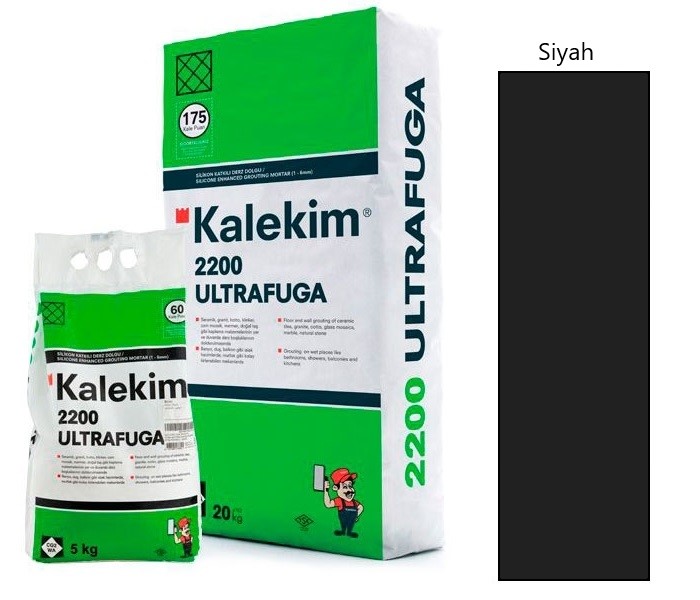 Ceramic.md Kalekim Ultrafuga 2200 Siyah 014 Kalekim 2200 Ultrafuga Siyah 014